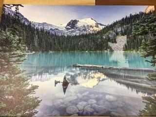 Natural Beautiful British Columbia' Photographic Print on Wrapped Canvas-22"x32"-Small Rip