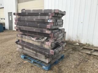 Lot of 19 Padded Wooden Frames **LOCATED IN INNISFAIL**