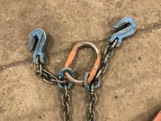 3/8" 10,000lb 2-Leg Lifting Chains