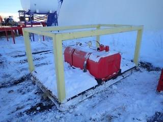 Skidded Fuel Station w/ Approx. 400L Fuel Tank