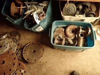 Lot of Asst. Flanges, Insulation Plugs, and Asst. Well Servicing Inventory, etc.