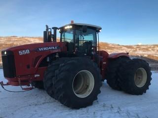 2013 Versatile 550 4WD Tractor. Cummins 14.9L 550hp Diesel Engine, Goodyear 800-70R38 Tires, PTO, Powershift, Outback STX GPS w/ Antenna and Monitor, Tow Cable, 4,000lbs Front Weights, 8,000lbs Rear Weights. Showing 3,865hrs.  SN 704516. **WORK ORDERS AVAILABLE**