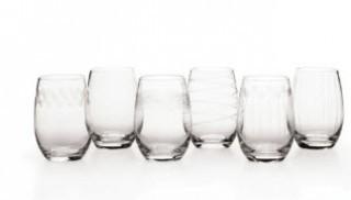 Cheers By Mikasa-Stemless Wine glasses 17oz-8PC(Missing 2)