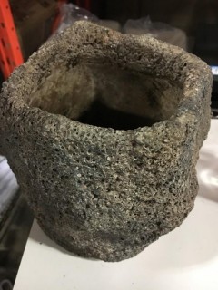 Cement Vase-Brown-Set of 2-P7340800