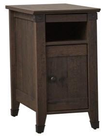 Andover Mills Ellicott Mills End Table With Storage (ANDV4758_33004801)-Coffee Oak