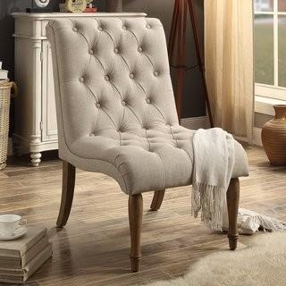 iNSTANT HOME Iris Side Chair (ITHO1009_17539607)-Warm Beige