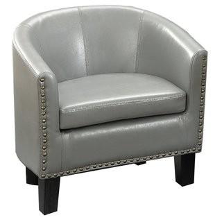 iNSTANT HOME Isabel Barrel Chair (MLHO1178_16132383)-Battle Grey