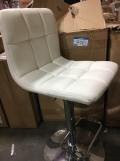Zuo Modern-Oxygen Bar Chair 36.6-44.9 H   White