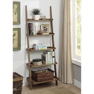 Convenience Concepts 8043391DFTW American Heritage Bookshelf Ladder-Driftwood