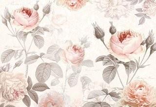 Komar La Maison Wall Mural-Roses- 8.3' L x 145'' W