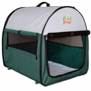 Go Pet Club AG32 Soft Portable Pet Home-Green-Small-32-InchL x 22-InchW x 26-InchH