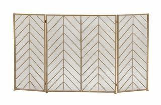 Deco 79 50366 Durable Metal Fire Screen, 52" W x 30" H