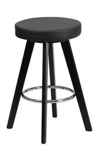 Offex-Trenton 24'' Bar Stool-Black-2PC