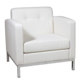 OSP Wall Street Collection- Armchair-White