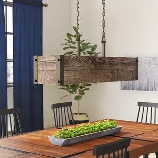 Loon Peak Boda 4-Light Kitchen Island Pendant (LNPE1470)-15.25'' H x 10.75'' W x 40.75'' D