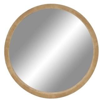 Foundry Select Alper 24" Rustic Round Accent Mirror (FNDS1465_24389053)