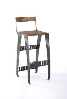 Pekota Bar Stool-38.5-Raw Steel