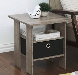 Wrought Studio Kenton Petite End Table (VKGL1331_20036384)-Oak Brown