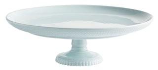 Rosanna Decor Bon Bon Hue Rimmed Pedestal Cake Stand (RPO1422_10119387)-Blue-12.75"