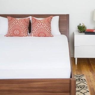 Alwyn Home Jersey Fitted Hypoallergenic Waterproof Mattress Protector (ANEW2319_22247473)-Full/Queen