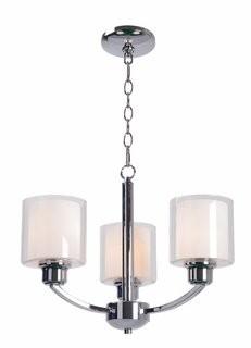 Latitude Run Wella 3-Light Shaded Chandelier (LATR479)
