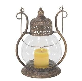 Bloomsbury Market Metal/Glass Lantern (BLMT8337)