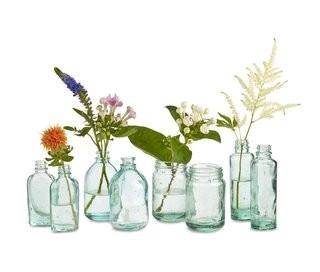 Design Ideas Mason 8 Piece Table Vase Set (DEID2211)-4.4",3.4",3.7",2.3"
