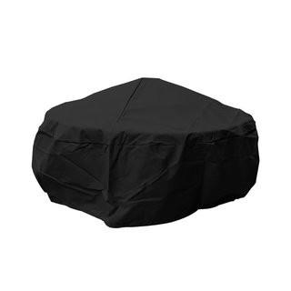 Mr. Bar-B-Q Weather Resistant Fire Pit Cover (MBQ1299)-Black-20'' H x 40'' W x 40'' D