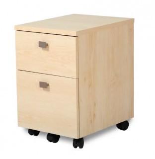 South Shore Interface 2 Drawer Vertical Filling Cabinet (TH3909_13672389)-Natural Maple