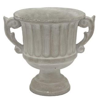 Alcott Hill Cylinder Footed Urn Table Vase (ALTH1468_23076240)-7.75" H x 8.5" W x 6.75" D