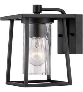 Quoizel Lodge Outdoor Wall Lantern-Black-7.5x10.5x.9"