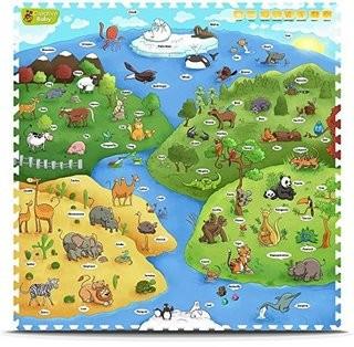 Creative Baby Interactive Playmat 9 Piece Floor Mat (WBT1012)