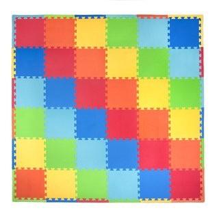 Tadpoles 36 Piece Floor Mat (TI2933)-Overall 75'' W x 75'' D