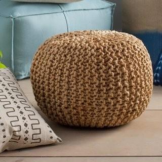 Beachcrest Home Odin Sphere Pouf (BRWT1187_15633410)-Medium Grey- 14'' H x 20'' W x 20'' D
