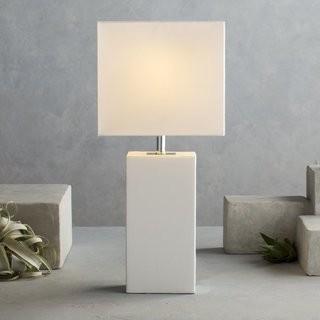 Wrought Studio Little Neck 21 Table Lamp (VKGL2626_16006316)-White