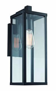 Trans Globe Lighting - 40751 BK - Oxford - 17.75" One Light Outdoor Wall Lantern