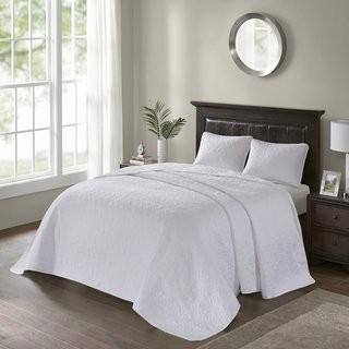 One Allium Way Riverside Reversible  Bedspread Set (OAWY2340_15867754_20244307)-White-King