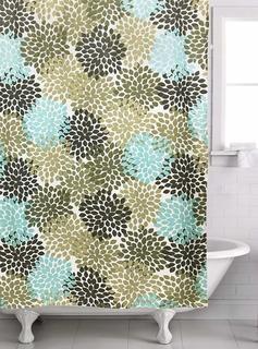 Famous Home Charlotte Shower Curtain-Blue