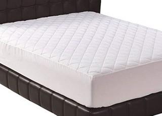 Distinctly Home-Quilted Cotton Top Mattress Pad-Queen