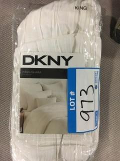 DKNY- King Sham-City Pleat