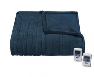 Beautyrest- Luxury Heated Blanket-Navy
