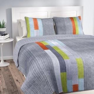 Latitude Run Ramsey Stripe Quilt Set (LTRN5055_18101982)-Twin