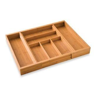 Essential Needs-Bamboo Expandable Cutlery Tray