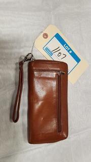 Fossil Watch - Light Brown - Ladies Change Purse - (Zipper Sticking)