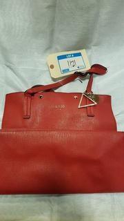Guess - Red Ladies Handbag - (stitching on handle loose)