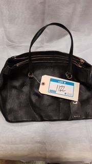DKNY - Blk Ladies Handbag - Leather