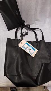 Guess - Blk Ladies Handbag - (Stitching on strap Damaged)