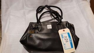 Ralph Lauren - Blk Ladies Handbag - (Side Snap Missing)