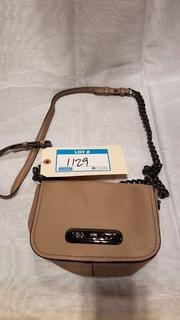 Coach Small - Ladies Handbag - Taupe color - (Front knob Missing)