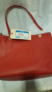 Ralph Lauren Ladies Handbag - Red - Screw missing on Strap